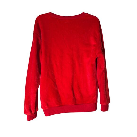 Disney's Winnie the Pool Christmas Sweatshirt Chenille Flleece - Picture 6 of 6